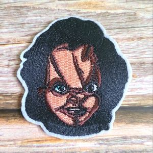 3/13$ Chucky Vintage 1990s Horror Movie Embroidered Iron on Patch